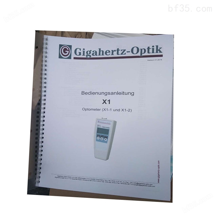 官宣德国gigahertz optik光度计X1